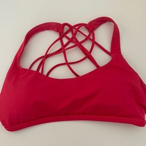 Lululemon pink free to be wild bra size 6